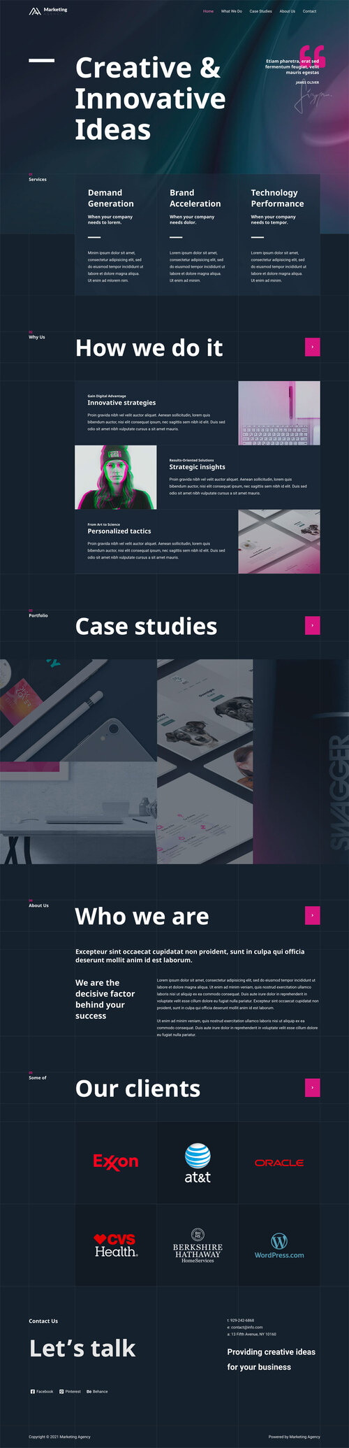 Marketing Services Agency/Company Website