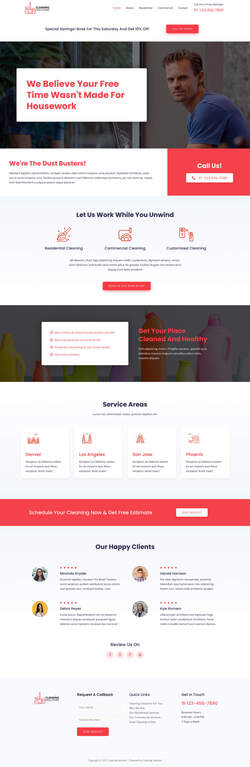 Cleanining Services Website