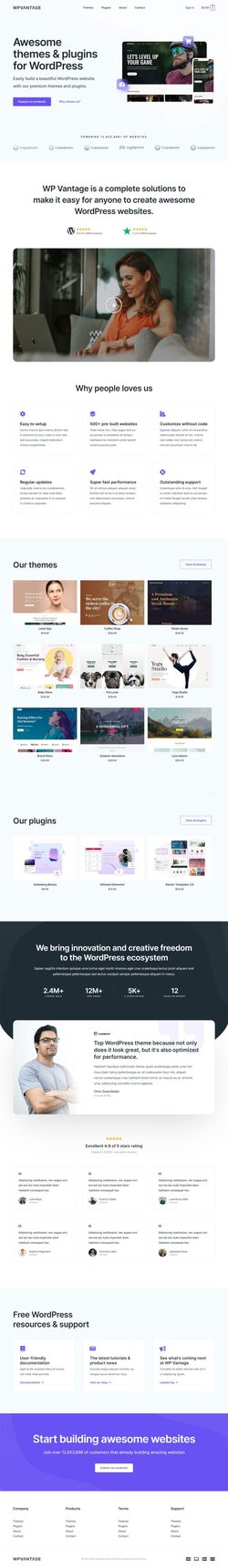 Digital Products Download Store Website
