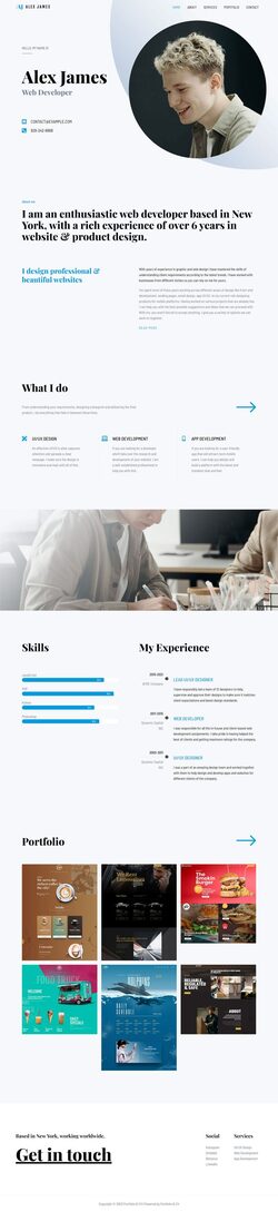Portofolio CV Website